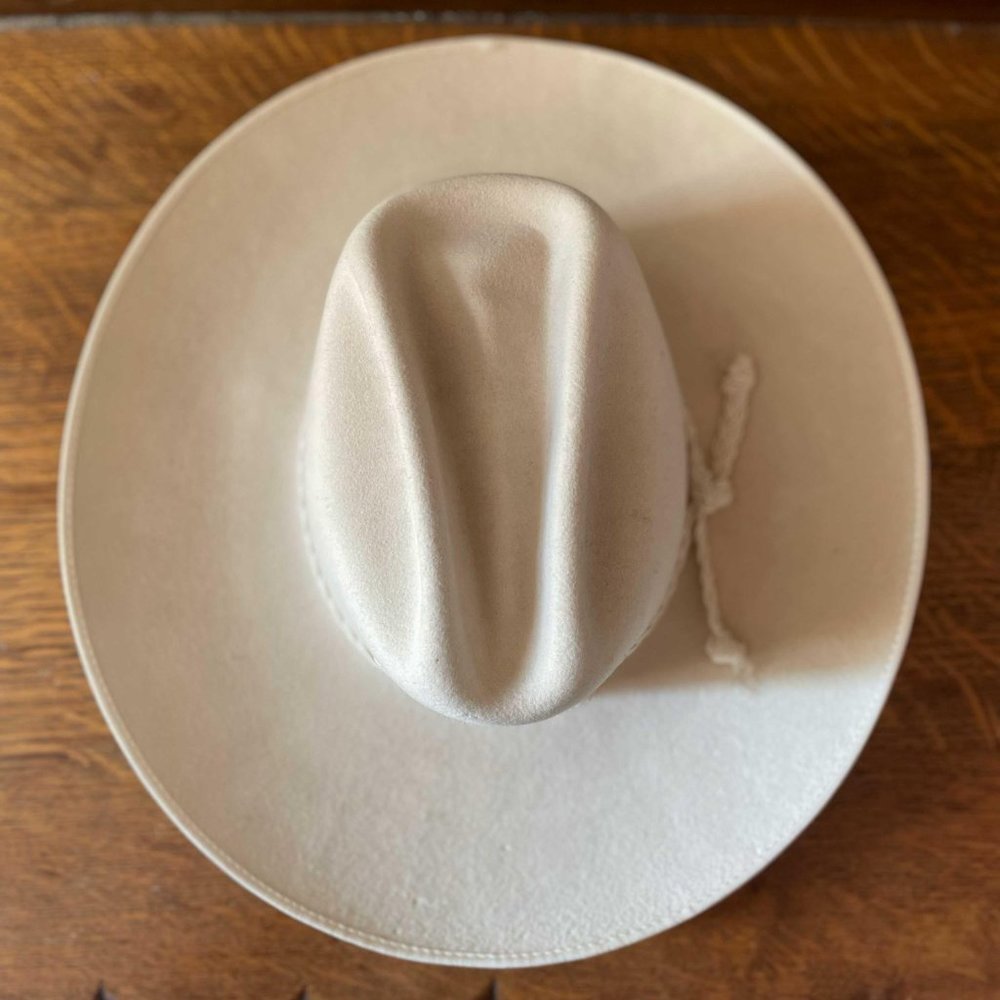vintage 60s HBC felted wool 'stampede' cowboy hat - size 6 5/8 - Picture 3 of 8